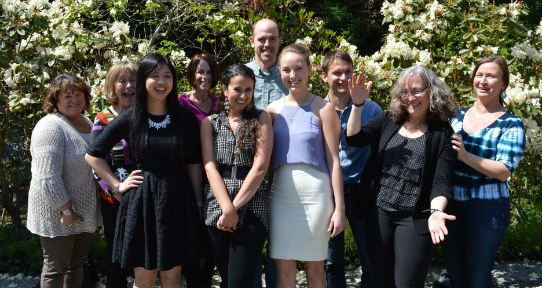 ELPH staff and team members at UVic, Summer 2015